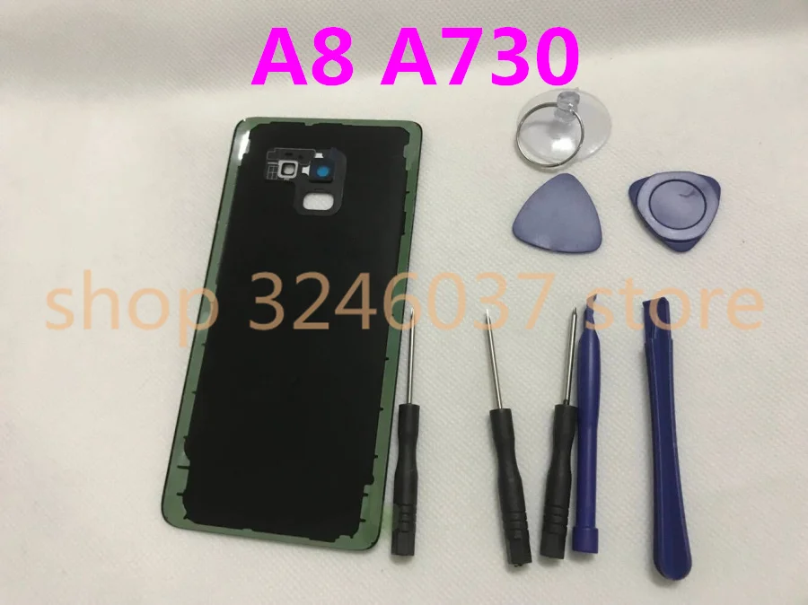 Новая Оригинальная задняя крышка батарейного отсека для Samsung Galaxy A8 A730 A730F 2018