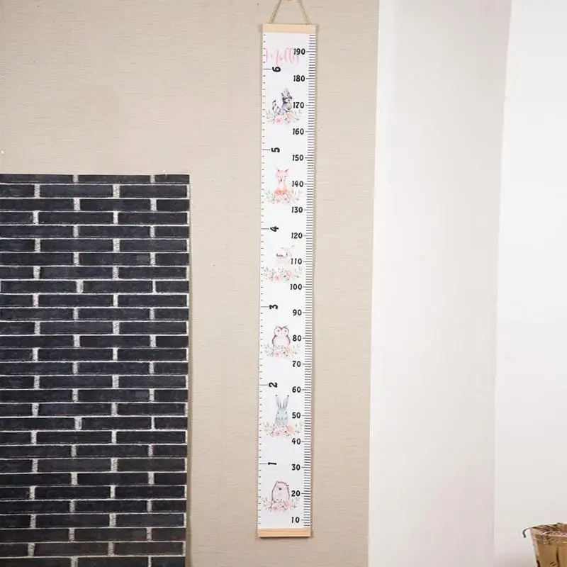Детская декоративная линейка для роста в скандинавском стиле размер линейки