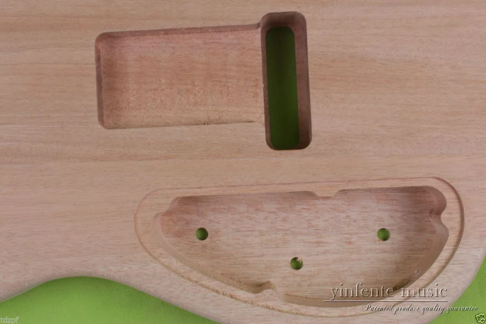 Твердые оптово diy электрогитара тела красное дерево незаконченный заменить #