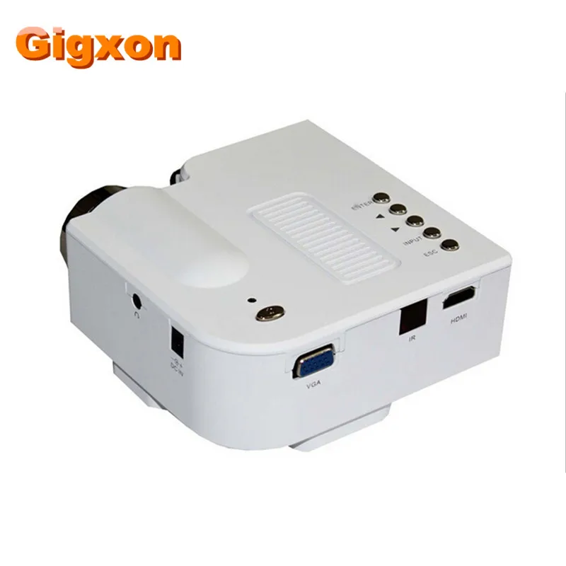 Gigxon-G28 + Новый Портативный Мини СВЕТОДИОДНЫЙ Проектор Кинотеатр UC28 домашнего