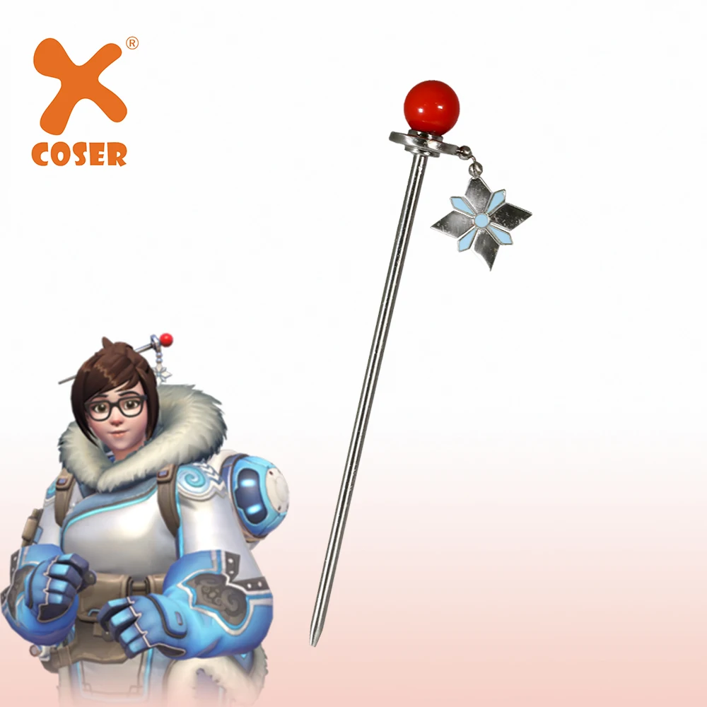 XCOSER OVERWATCH Mei заколка для девочек аксессуары костюмированной вечеринки на