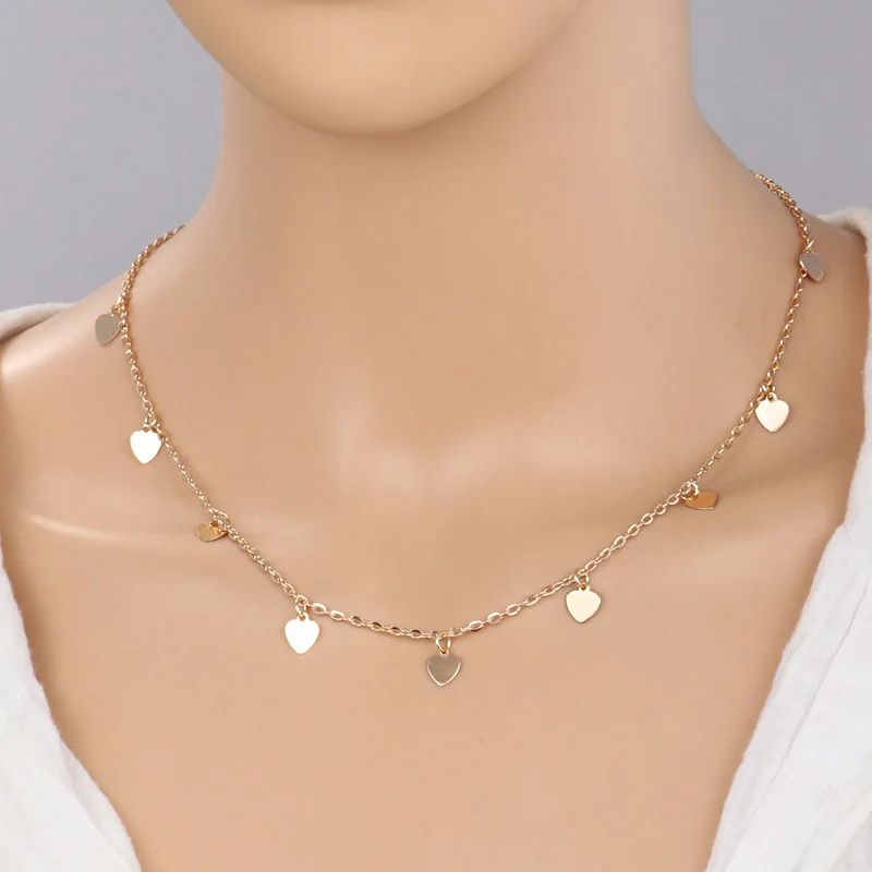 Style 1 Tenande богемная цепочка на ключицу, многослойное колье с кулонами из листьев и кулонами, винтажные вечерние ювелирные изделия - Окраска металла: Style 1