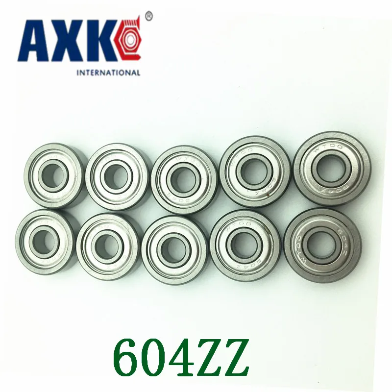 Axk 2021 604zz 604 подшипник Abec 5 20 штук 4x12x4 мм миниатюрный 604z упорные шариковые