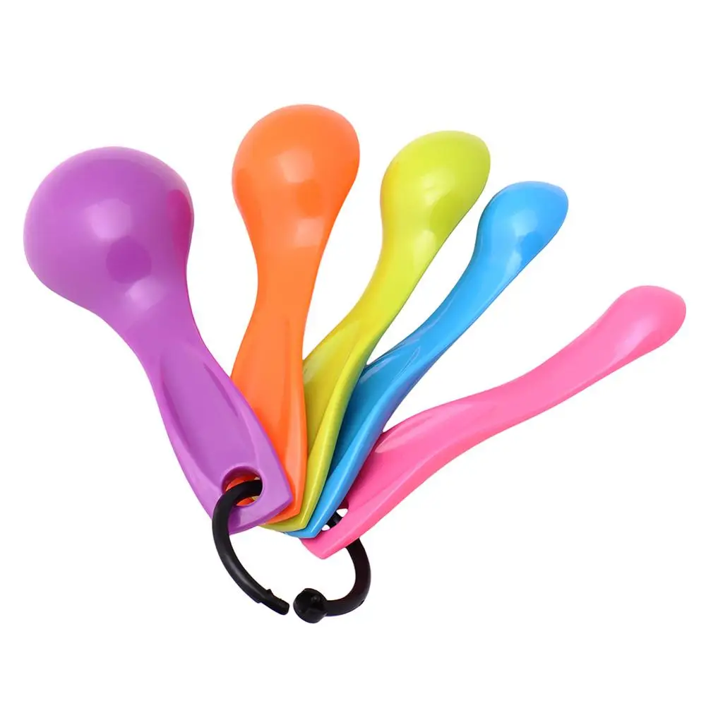 Горячая новинка 5 шт красочный набор мерных ложек кухонная утварь крем для