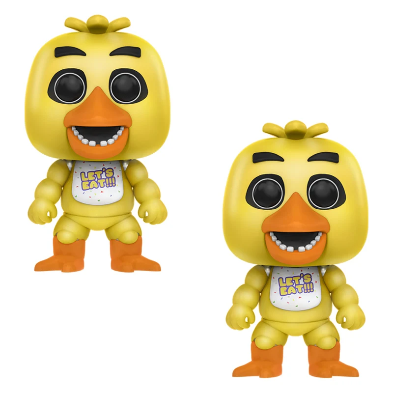 2PCS Five Nights At Freddy's» «пять ночей у Фредди» с рисунком персонажей из игры «пять ночей в Фредди» 2 шт./компл. игрушки куклы Бонни и Чика Фокси» из мультфильма для мальчика, с принтом Фредди 5 Fazbear кукол с принтом "Кошмар Медведь ПВХ фигурки - Цвет: 2PCS