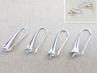 hot wholesale 50pcs 925 sterling silver hook earring earwire diy jewelry finding accessories