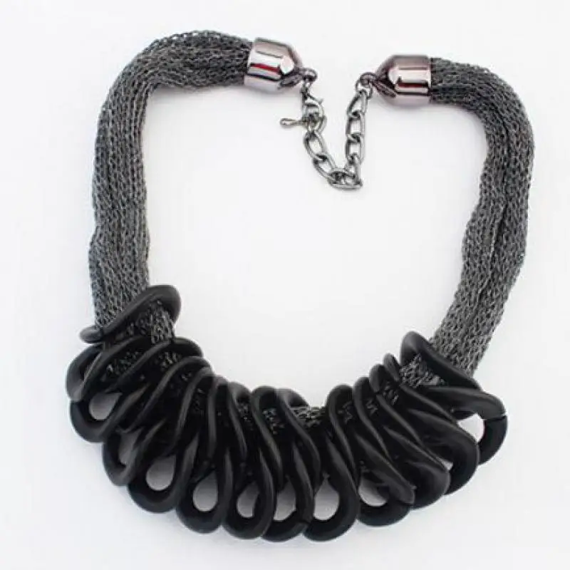 Женское длинное ожерелье изящное ювелирное изделие массивное женский модный