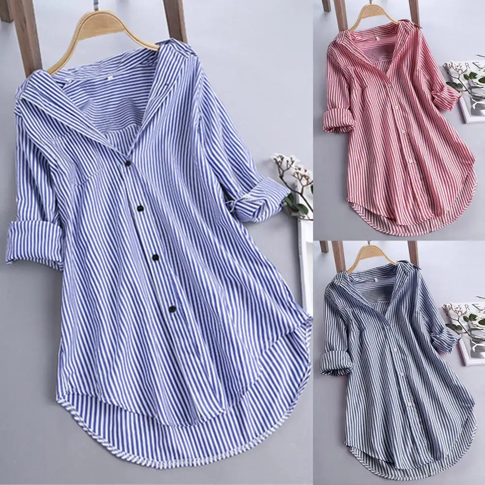 Uwardrobe женские футболки в полоску хлопковая футболка с длинными рукавами и