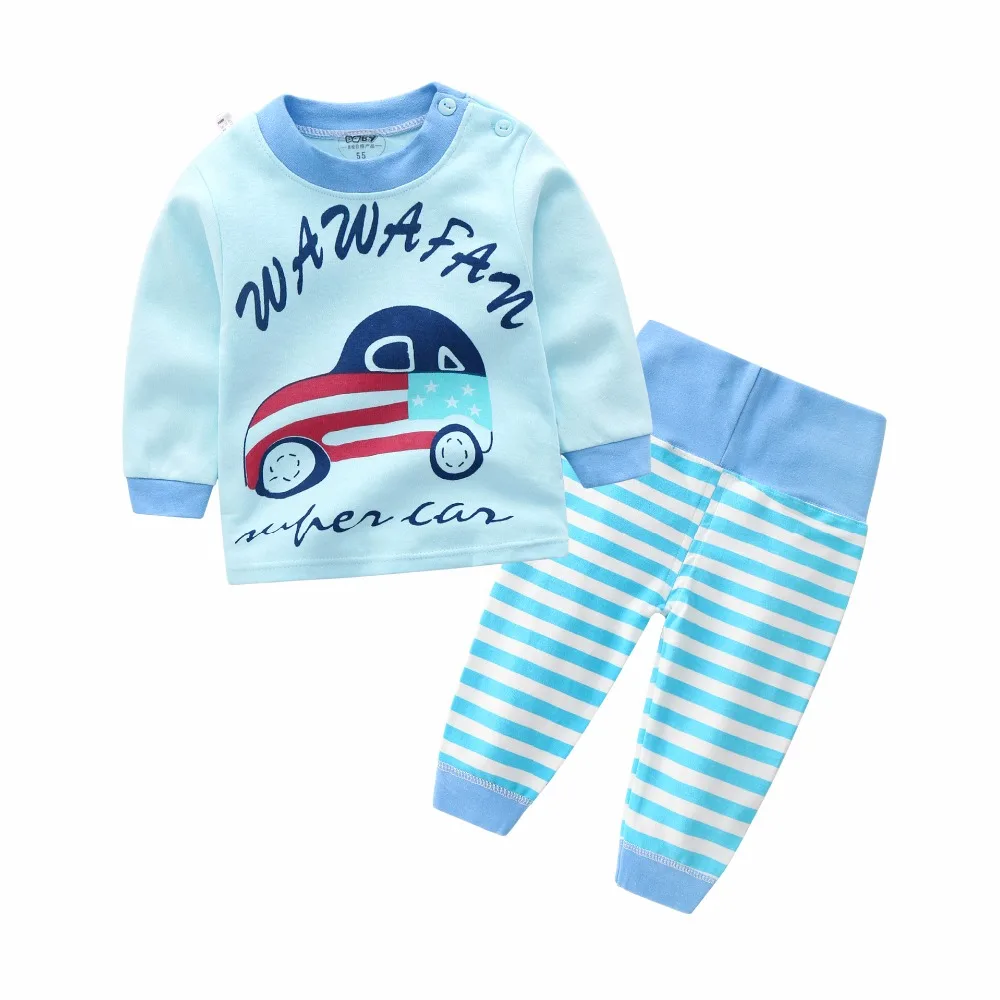 2pcs/set Cotton Autumn Baby Boy Girl Clothing Sets Newborn Clothes Set For Babies Suit(Shirt+Pants)Infant | Детская одежда и обувь