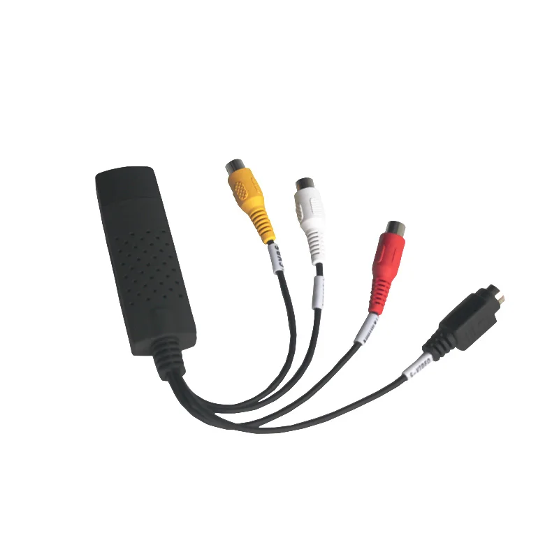 VHS Аудио захвата адаптер карты ТВ видео DVR USB 2 0 Easycap Захвата 4 канала DVD|DVR-карты| |