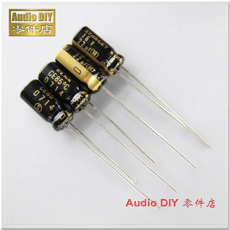 

ELNA black gold letter STARGET 22uF 16V22uf audio electrolytic capacitor