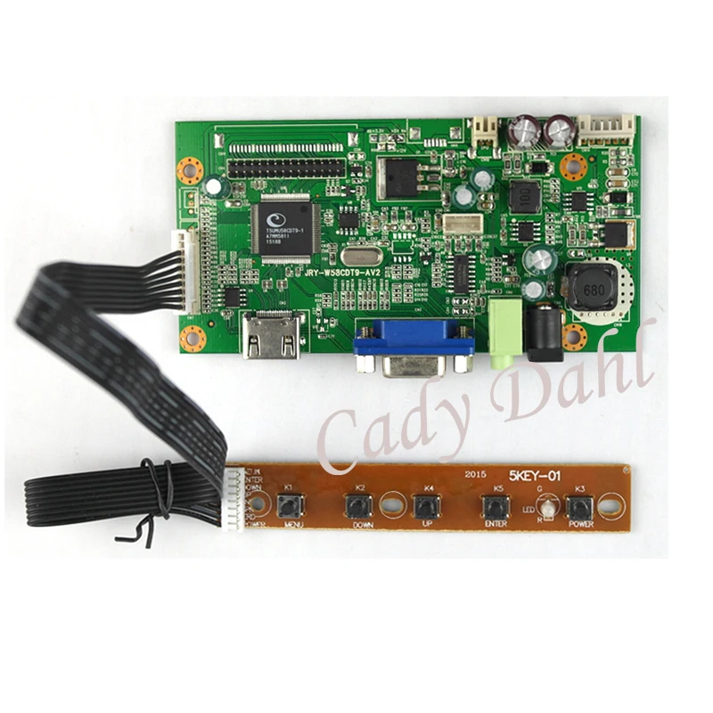 10 шт. HDMI VGA аудио с 2/6 Pins 2 0 мм светодиодный инвертор подсветки 30P LVDS плата