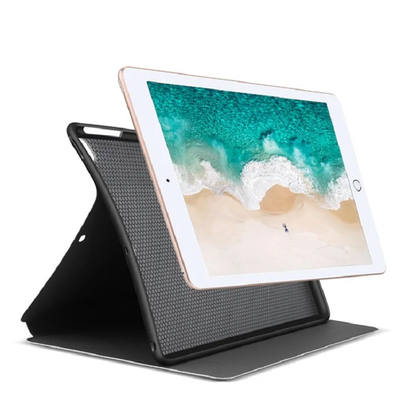 Смарт-чехол для ipad mini 1/2/3 4 парусиновый кожаный чехол-Обложка модель защитного