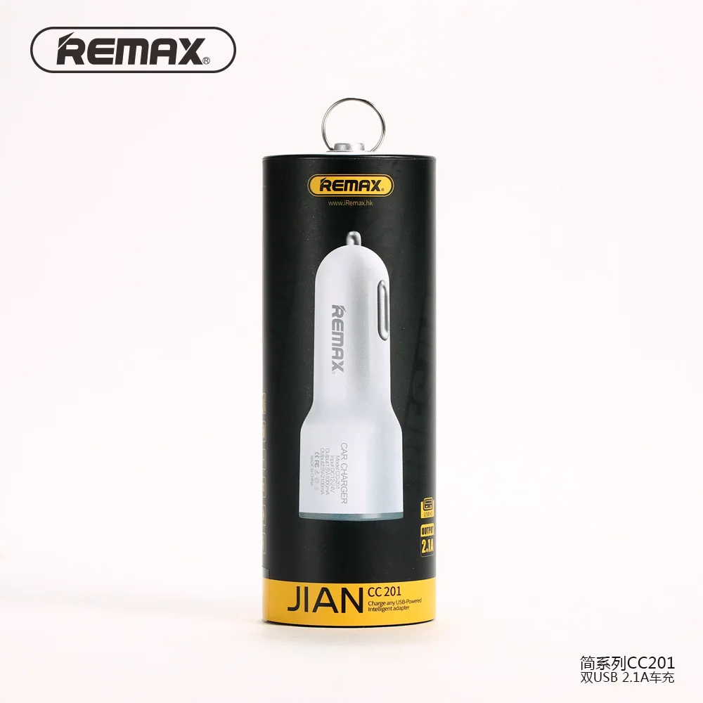 

REMAX Jane series rcc-201 Dual U car charger 2.1A mobile phone tablet universal charger direct vehicle cigar lighter