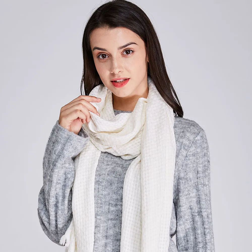 2017 зимний теплый хлопковый женский длинный шарф дизайнерский стиль Модные шали