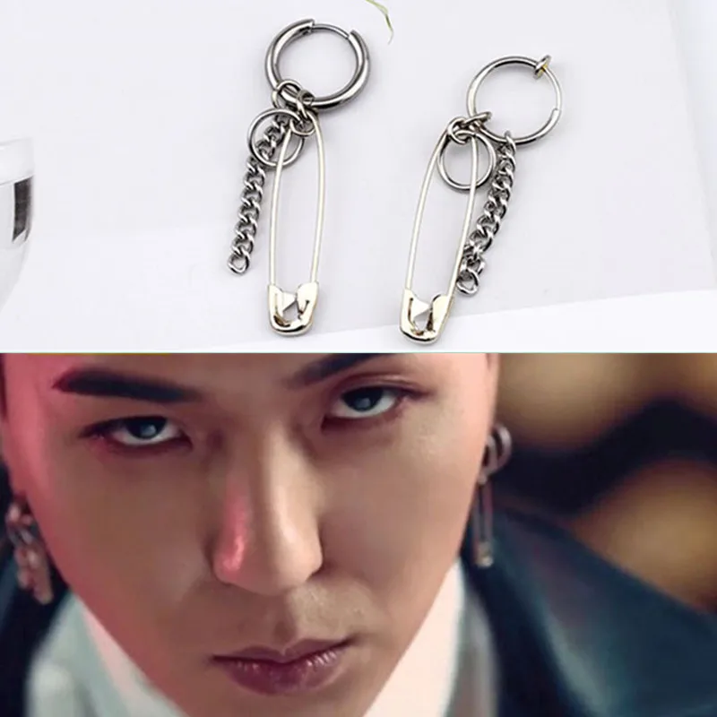 Серьги-цепочки Асимметричные из нержавеющей стали 1 шт. | Украшения и аксессуары