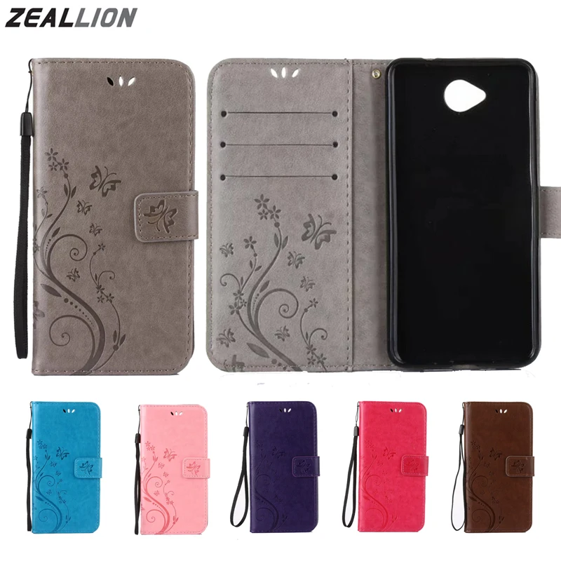 ZEALLION для Nokia Lumia 530 535 550 630 640 650 3 5 6 9 чехол с изображением цветов и бабочек застежкой