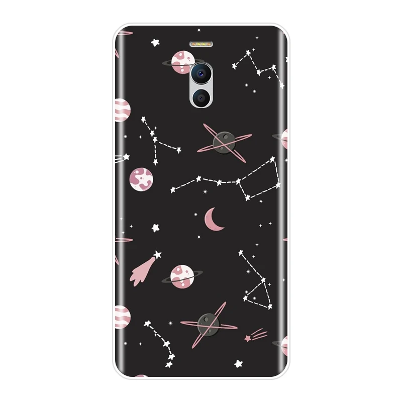 Задняя крышка для Meizu M6 M6S M6T M5 M5C M5S M3 M3S M2 силиконовая Мягкая художественная с