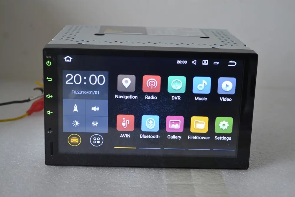 7 дюймов Android 7.1.2 Для Универсальный 2 DIN Автомобильный gps Wi Fi радио RDS Гб Оперативная