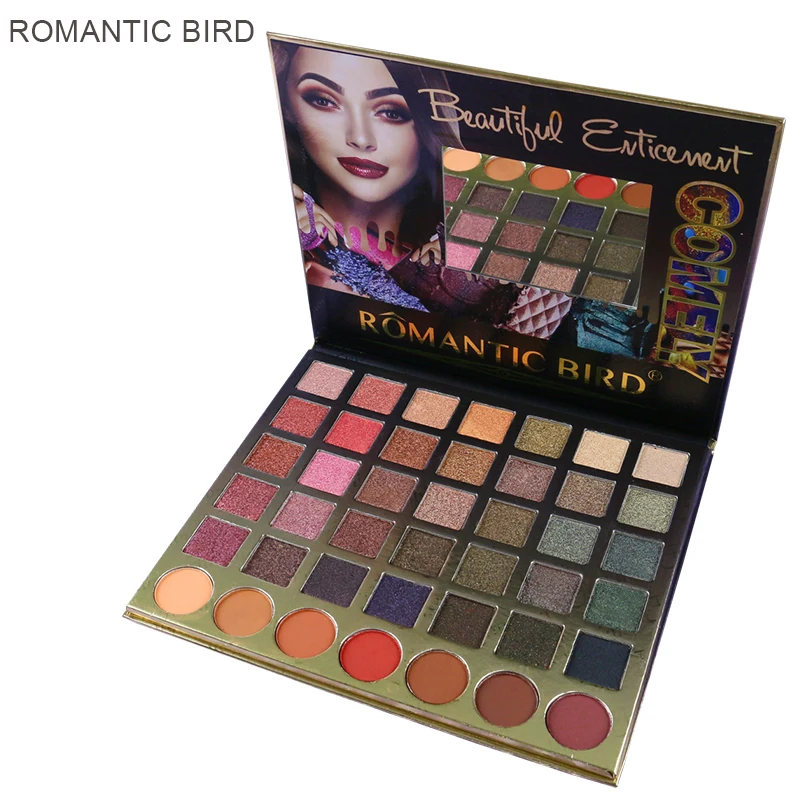 Романтическая птица 42 цвета красота глазурованный макияж тени для век Палитра