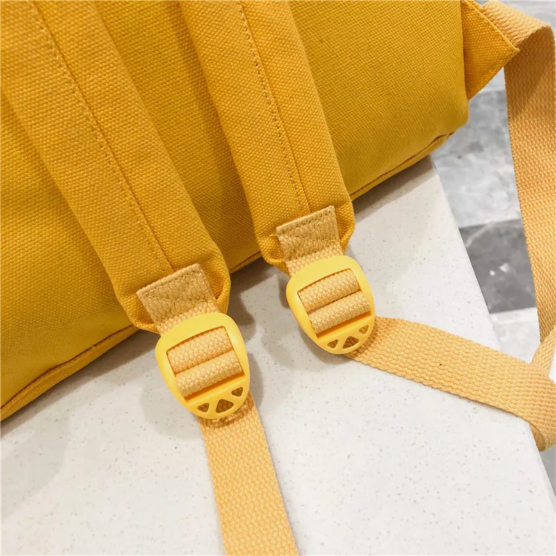 Женский холщовый школьный рюкзак для подростков Mochilas Bookbag модный школьный рюкзак для девочек черная школьная сумка
