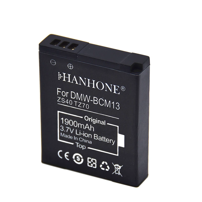 2 шт. аккумулятор 1900 мАч для телефона с ЖК дисплеем Panasonic Lumix ZS30 ZS50 ZS40 TZ60 ZS45 TZ57 TZ70 TZ37