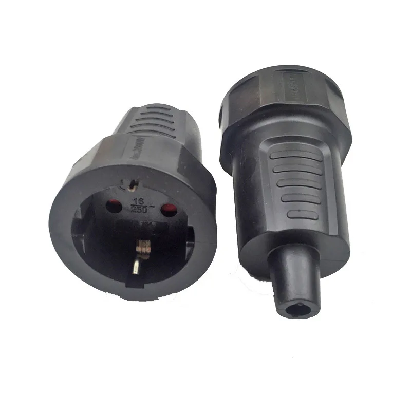 2Pcs 16A European standard German industry Female Socket Wiring Detachable | Электроника - Фото №1