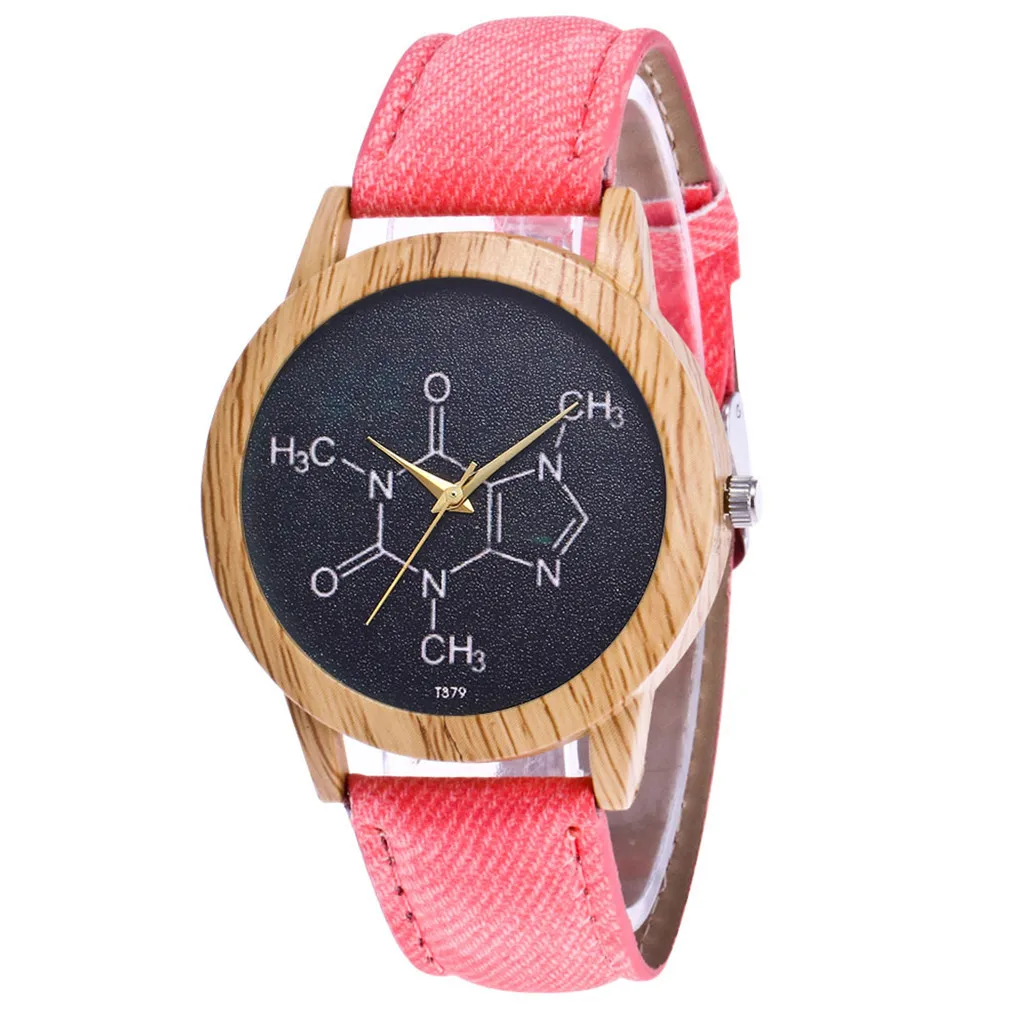 Женские кварцевые наручные часы с кожаным ремешком аналоговые круглые для