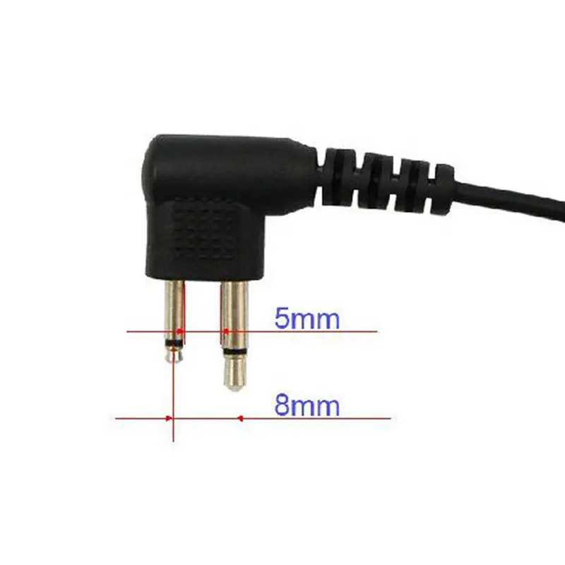 Headset 2 PIN for Motorola Radio Covert Mic Acoustic Tube Earpiece Earphones Professional | PC Hardware Cables &amp Adapters
