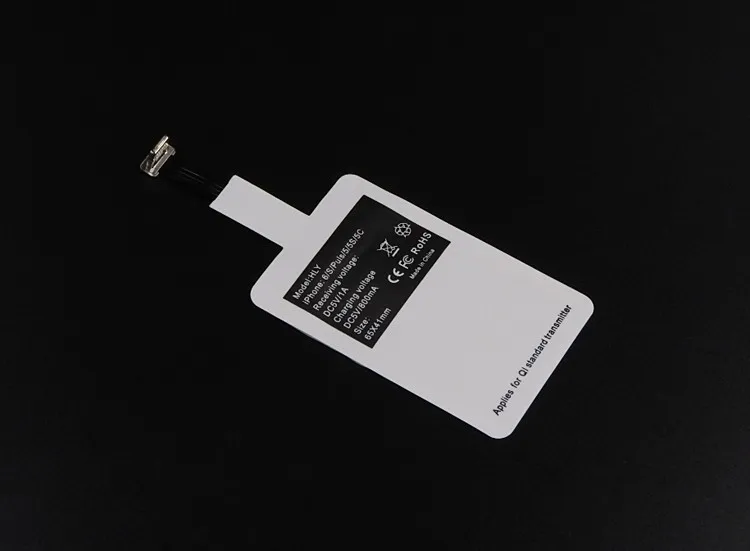 QI Беспроводной зарядки Стикеры приемник с NFC микросхема для Apple IPhone 5 5S 5SE 6 6S