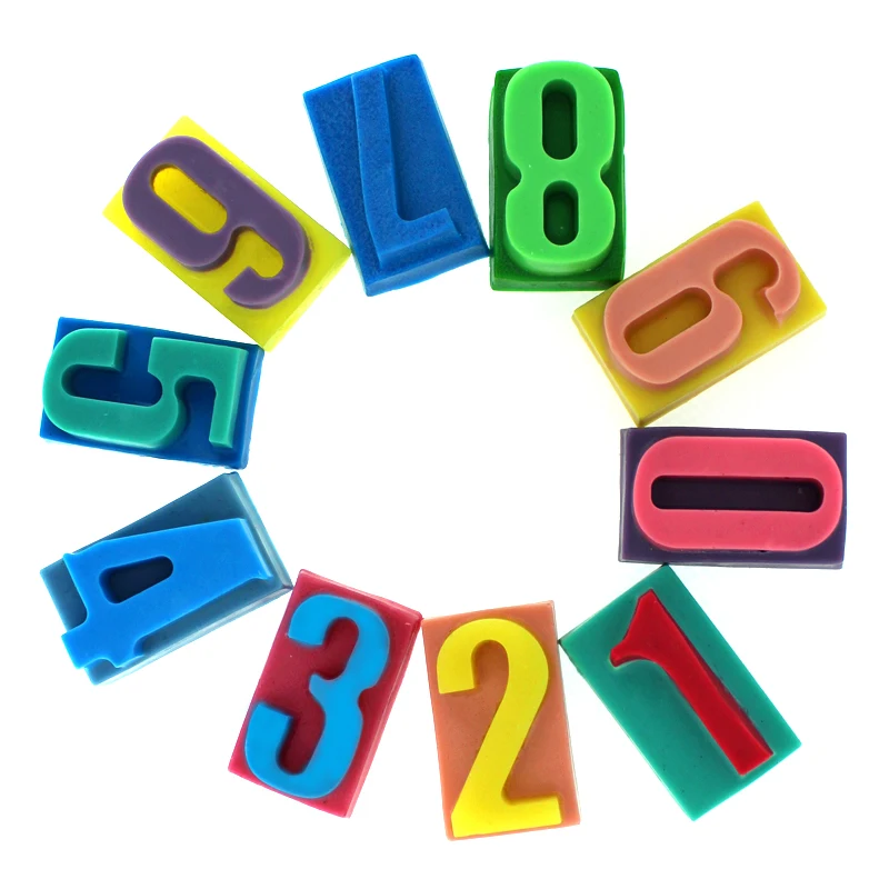 Силиконовая форма для шоколада Николь блочный Алфавит мыльная изготовления