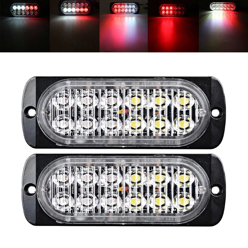 DC 12 V 24 мигающий 36 Вт 12LED грузовик внешний Строб прицепы Мотоциклы Горячая