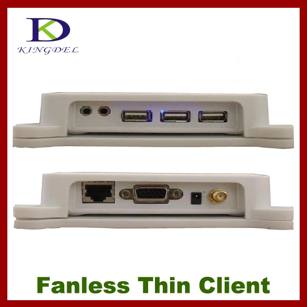 White Thin Client PC Station Share Terminal 32 Bit 800Mhz terminal N380 with WIFI USB 2.0 VGA zero thin client FCC&ampCE | Компьютеры и
