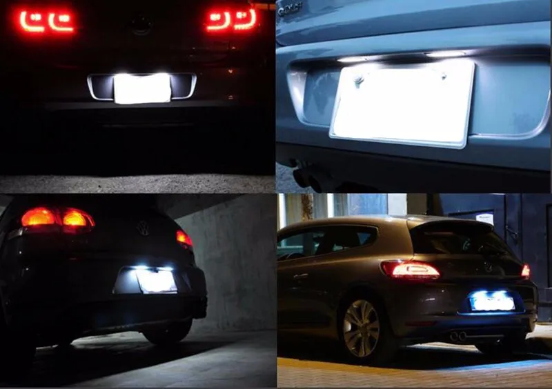 HOPSTYLING автомобильный Стайлинг 2x автоматический светильник MK6 MK7 Golf 5 Golf6 Golf 7 светодиодный светильник для номерного знака задний светильник для Volkswagen MK5 GTI