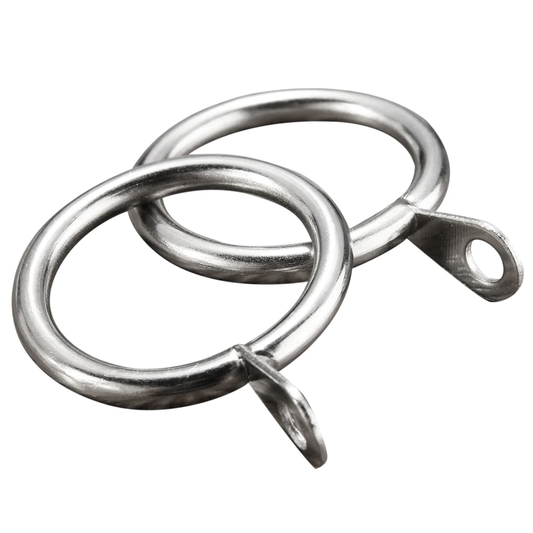 10x Metal Silver Window Shower Curtain Rod Rings Diameter 25mm | Дом и сад