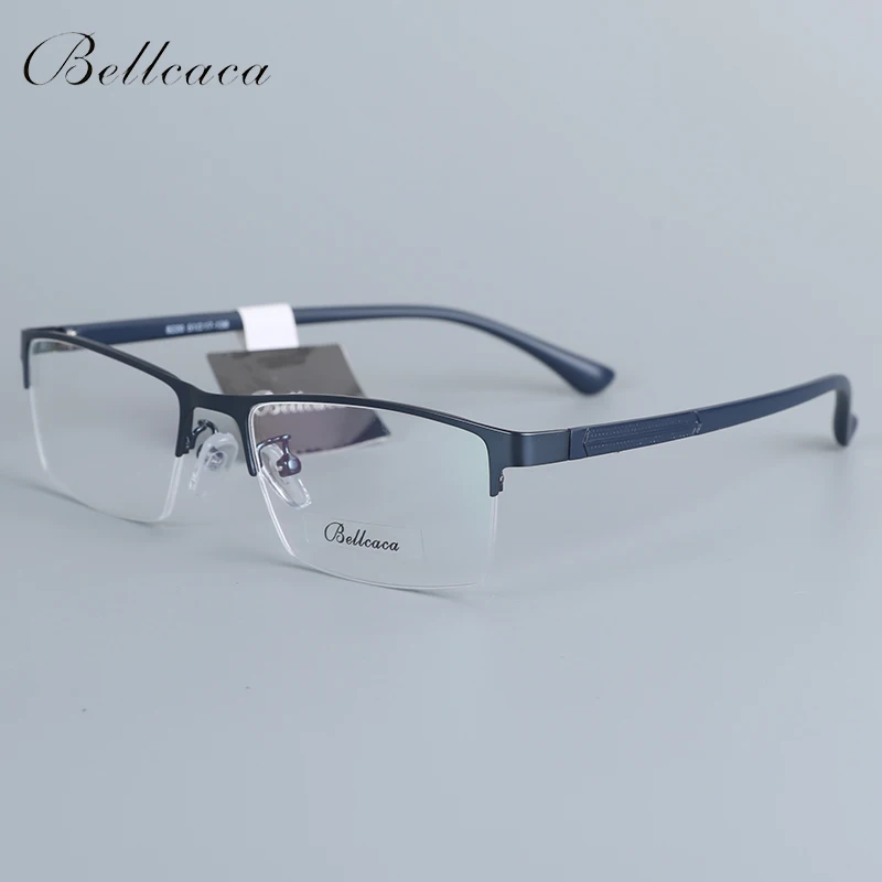 

Bellcaca Spectacle Frame Men Eyeglasses Nerd Computer Optical Prescription Myopia Clear Lens Glasses Frame For Male Eyewear 8220