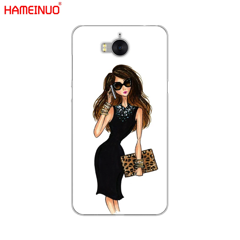 HAMEINUO красивый чехол для сотового телефона с надписью Love Dress Shopping Girl huawei honor 3C 4X 4C 5C