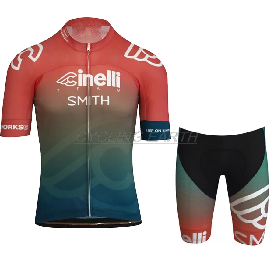 Pic color CINELLI, комплекты для велоспорта, одежда для гонок, летняя, быстросохнущая, для горного велосипеда, Джерси, набор с коротким рукавом, профессиональная Мужская спортивная одежда - Цвет: Pic color