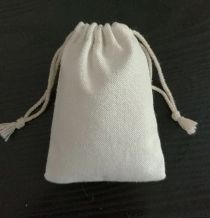 Черный хлопковый Подарочный мешочек для ювелирных изделий 9x12 см 10x15 см 13x17 см Упаковка из 50 мешков для конфет на шнурке для дня рождения, свадьбы, вечеринки