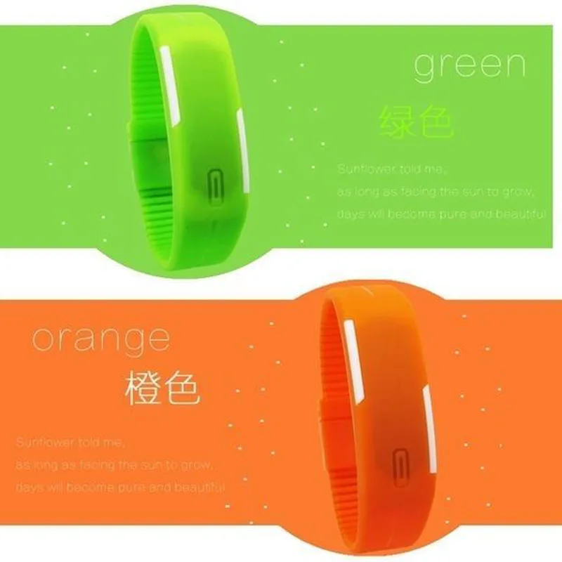 Цифровые часы повседневные силиконовые спортивные наручные для йоги детские