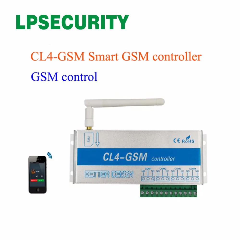 GSM приемник и переключатель для открывания ворот 4 Реле Выход GSM гаражные ворота CL4-GSM GSM переключатель SMS контроллер