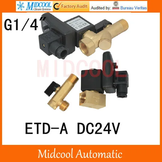 

ETD-A DC24V 1/4 Timing of drainage solenoid valve 2way 2position split type
