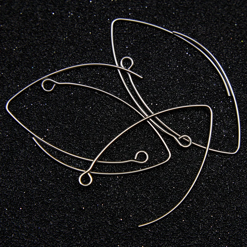 20 шт./лот детали для сережек крючки из проволоки ушей нержавеющей стали сделай