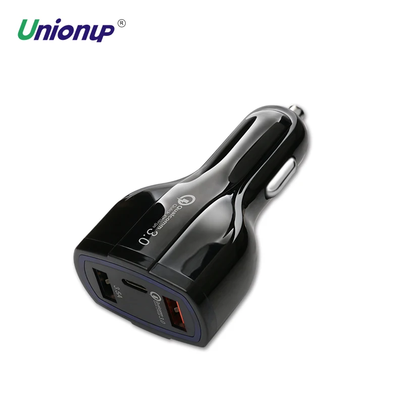 Unionup 35 Вт usb c автомобильный телефон Зарядное устройство Quick QC3.0 Универсальный Usb