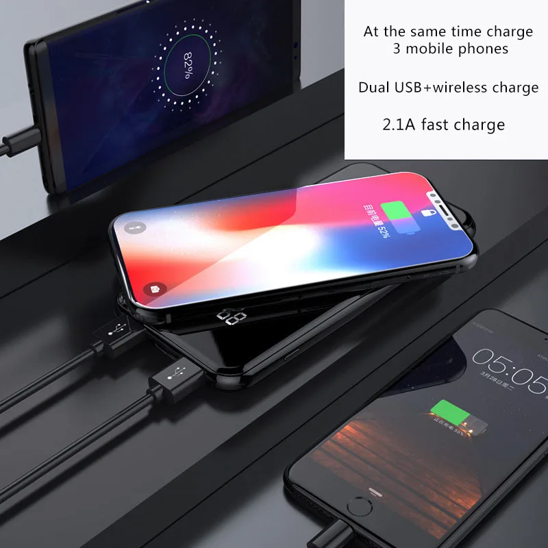 Qi Беспроводной Зарядное устройство для iPhone 8 X XS max samsung S8 note 9 Быстрая зарядка 5 В/2.1A
