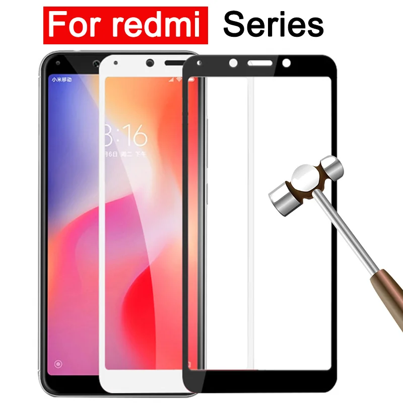Закаленное стекло для Redmi 6 6A Защитное Xiaomi Redmi5 6a 5a a Защитная пленка экрана на Ksiomi