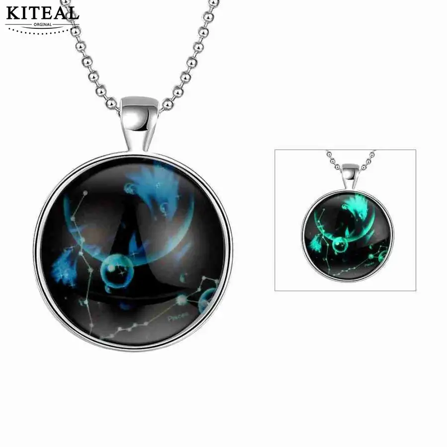 KITEAL 2019 милые светящиеся ожерелья и подвески с прозрачной пленкой светится в