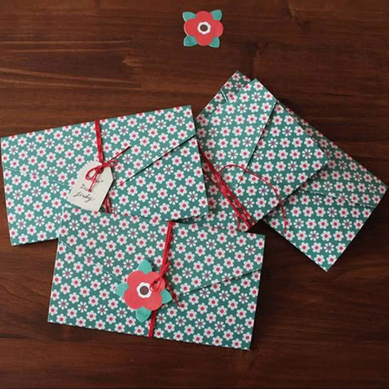 4 шт./компл. винтажные конверты Пригласительные открытки Счастливого Рождества