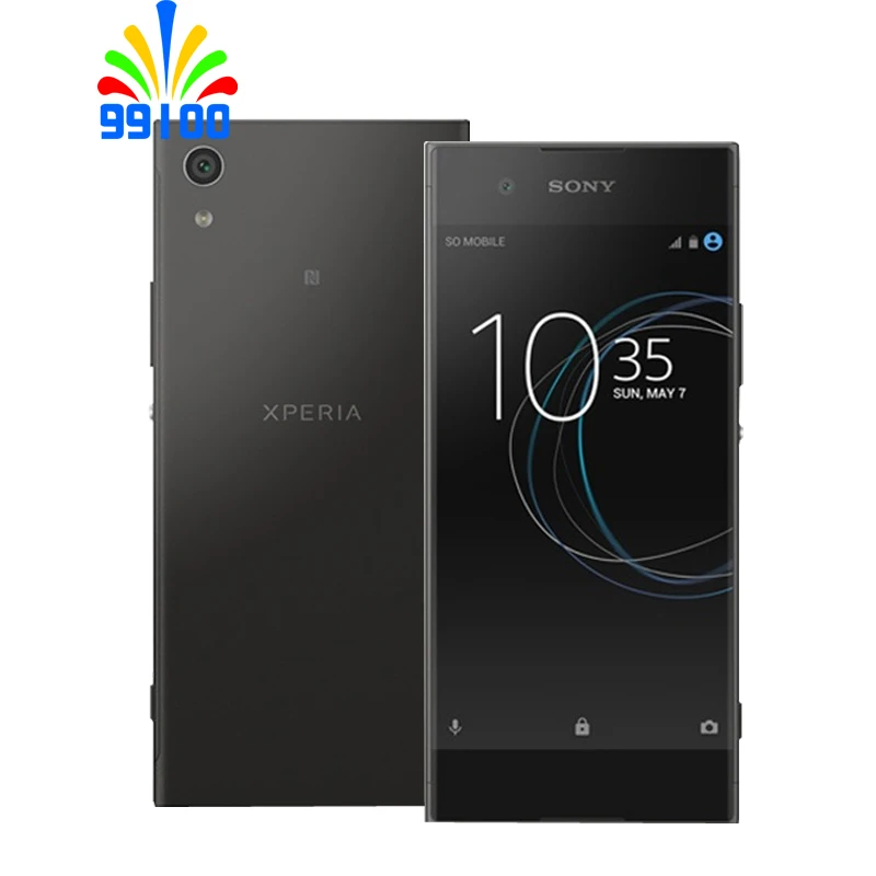 Восстановленный разблокированный Оригинальный сотовый телефон Sony Xperia XA1 экран 5 0