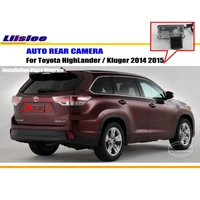 car reverse rear view camera for toyota highlanderkluger 2014 2015 2016 vehicle backup hd ccd night vision plate light ntst pal
